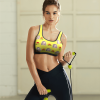 Women's Custom I Love You Face Sports Bra BX1310 Yellow / XS Official sport bra Merch