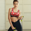 Women's Custom Heart Face Sports Bra BX1310 Red / XS Official sport bra Merch