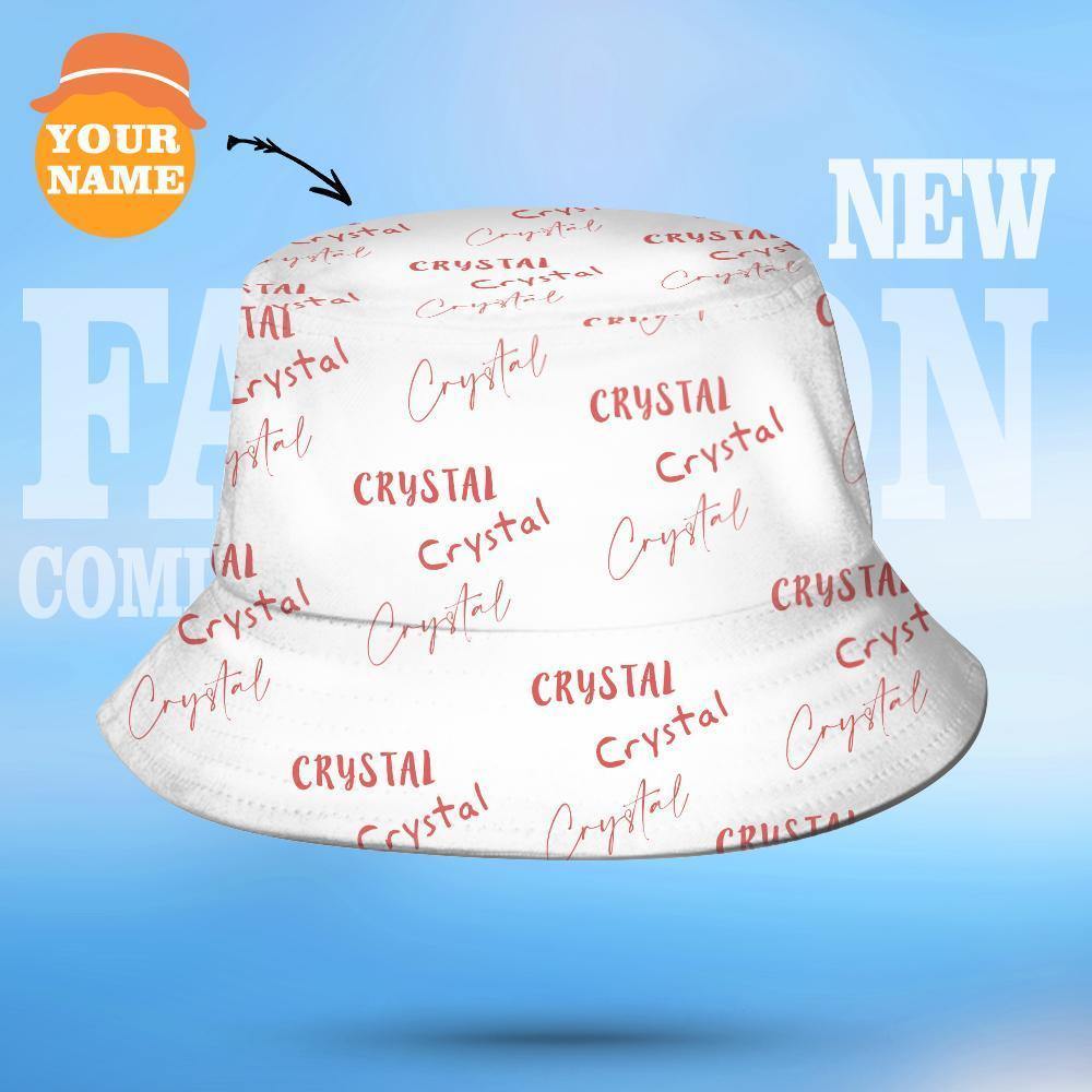 Custom Your Photo Face And Pet Summer Bucket Hat Fisherman Hat - White BX1310 White Official hat Merch