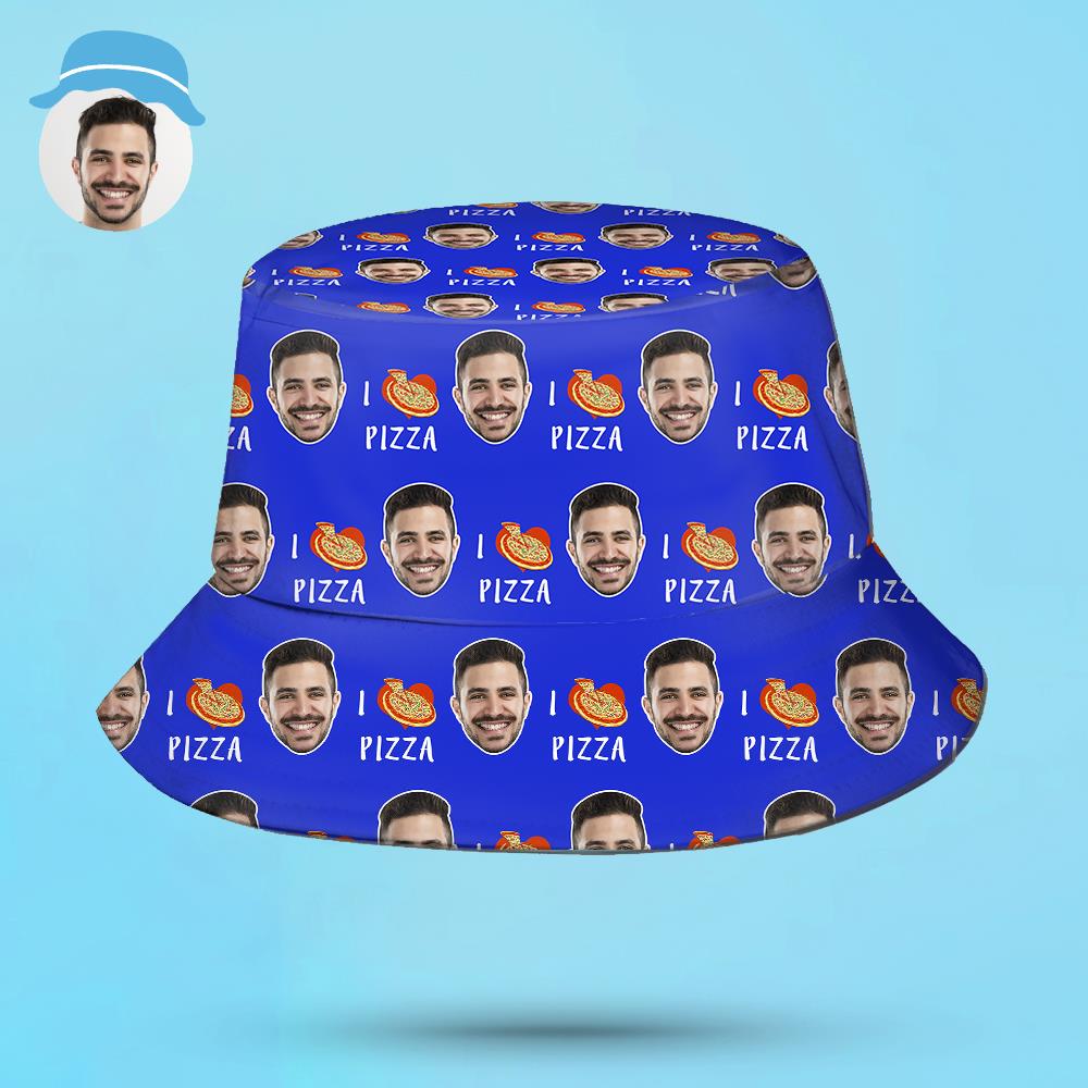 Custom Your Photo Face And Pet Summer Bucket Hat Fisherman Hat - Pizza BX1310 Pizza Official hat Merch