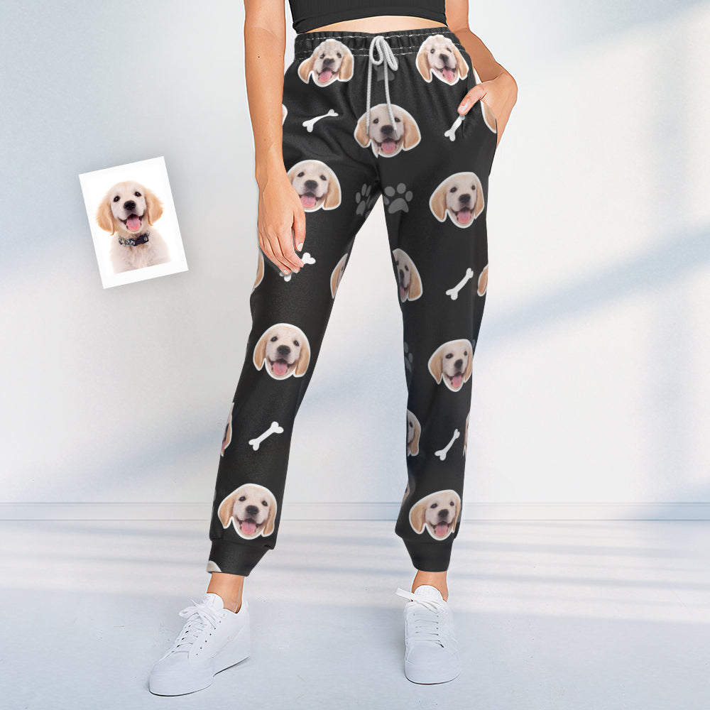 Custom Sweatpants Unisex Joggers with Your Pet Face BX1310 S Official pants Merch