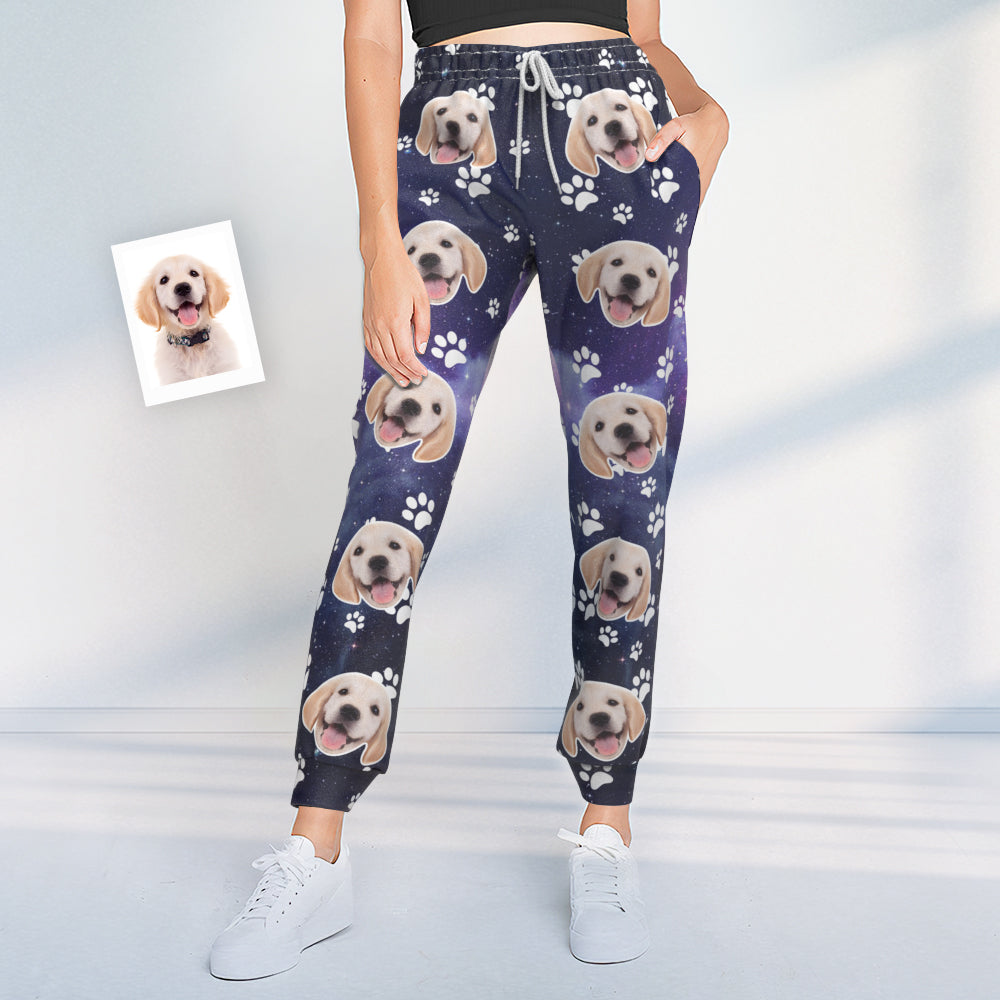 Custom Dog Face Sweatpants Unisex Joggers Universe Style BX1310 S Official pants Merch