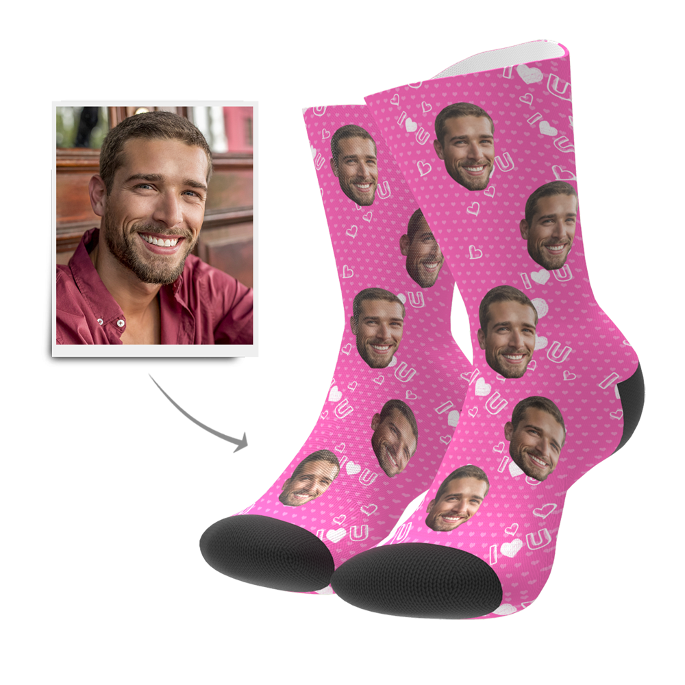 Kid (Foot Length 14CM = 5.51in) / Multiple Faces / Red Official custom sock Merch