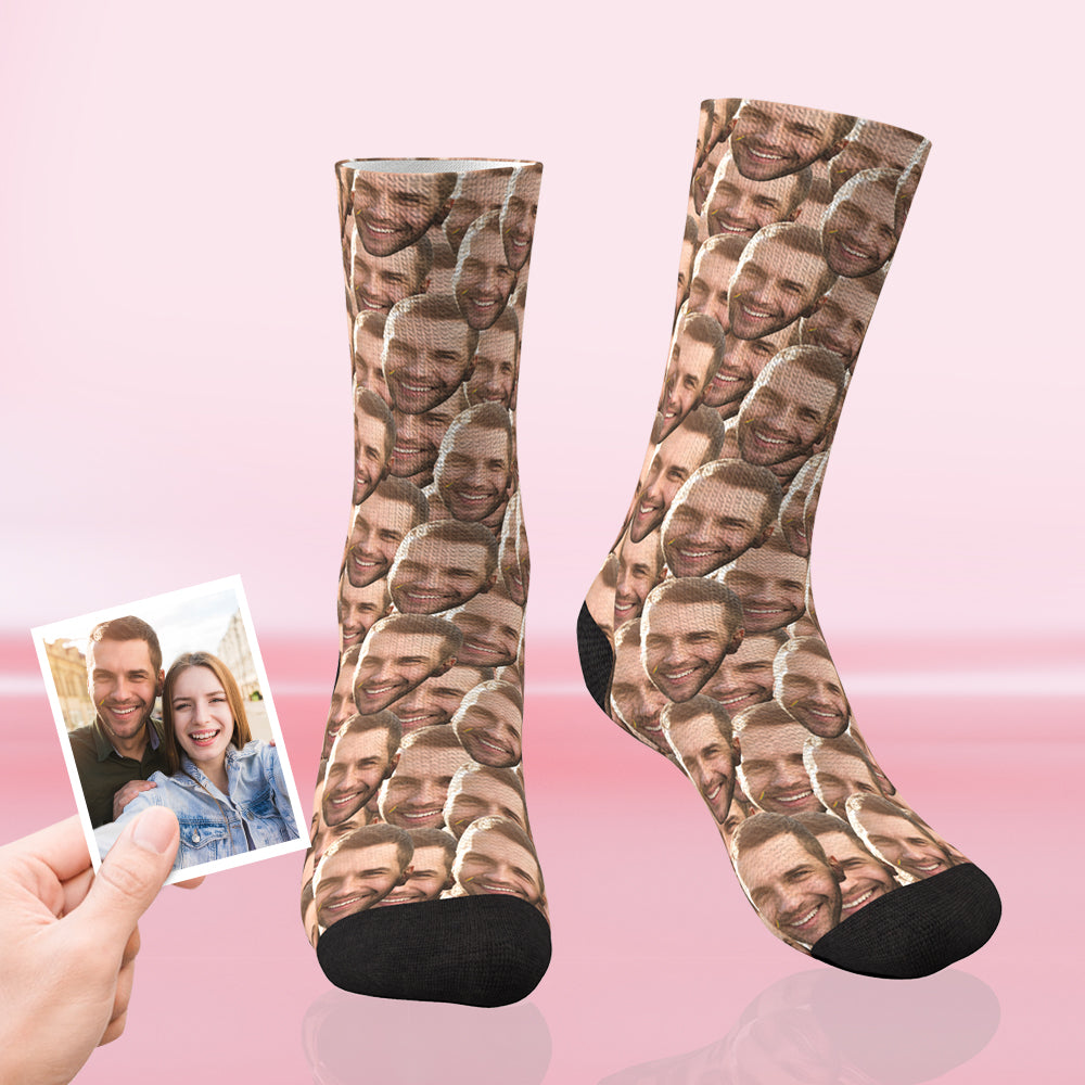 Kid (Foot Length 14CM = 5.51in) / Multiple Faces Official custom sock Merch