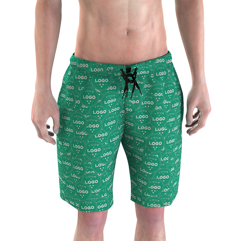 Custom Men's Green Swim Trunk with Your Logo  BX1310 XS Official Shorts Merch
